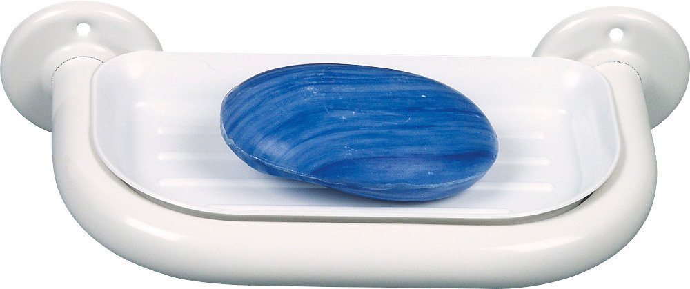 Aqualine White Line mydlovnička nástenné biela 8006