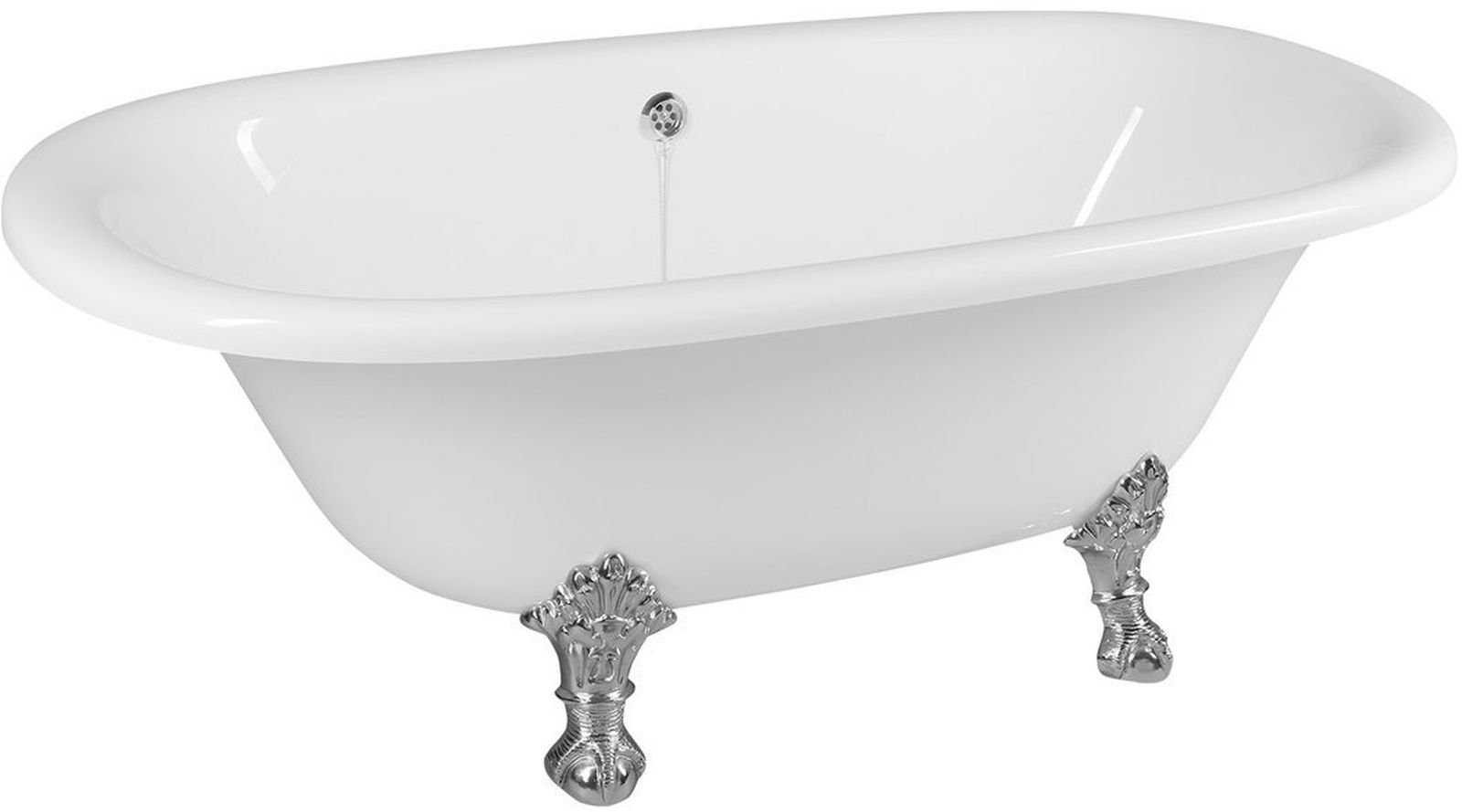 Polysan Regata voľne stojaca vaňa 175x85 cm oválne biela 10231