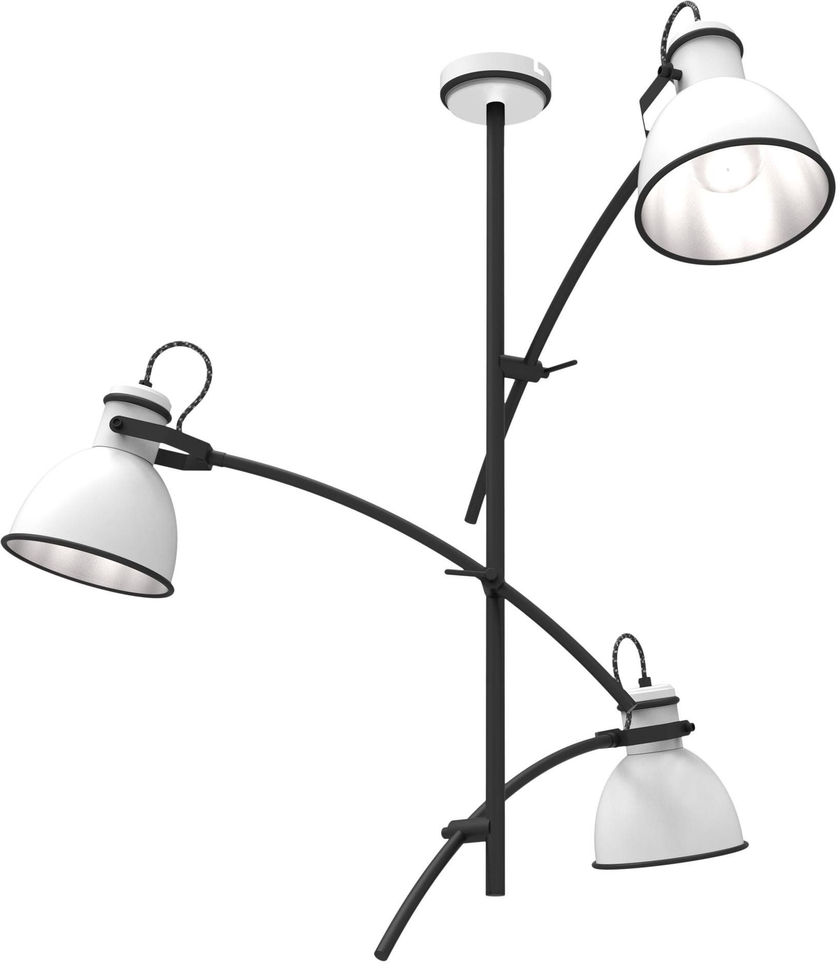 Candellux Zumba stropné svietidlo 3x60 W biela-čierna 33-72061