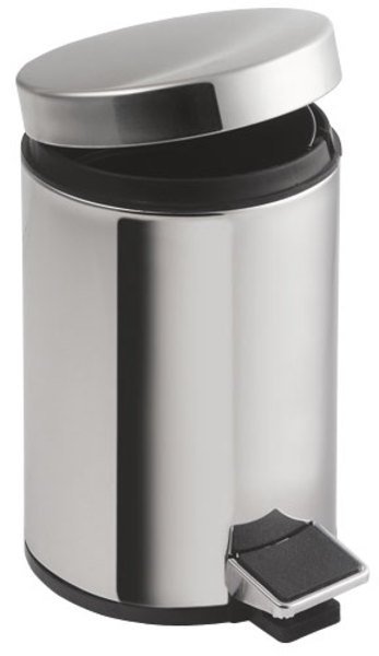 Aqualine Simple Line odpadkový kôš 12 l stal 27112