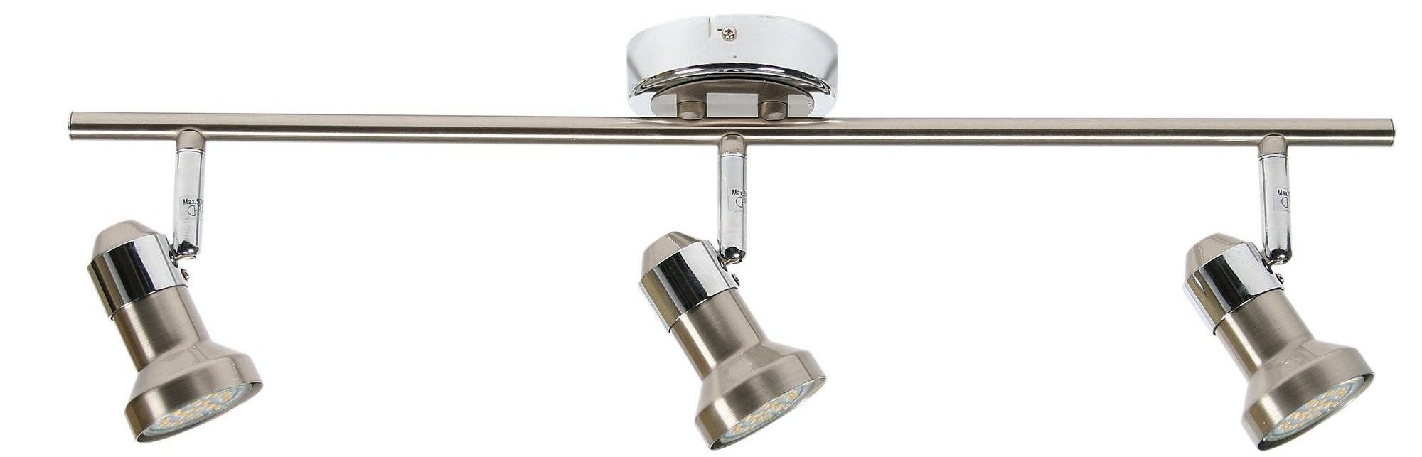 Candellux Arkon stropné svietidlo 3x50 W chrómová-saténová-niklová 93-59598