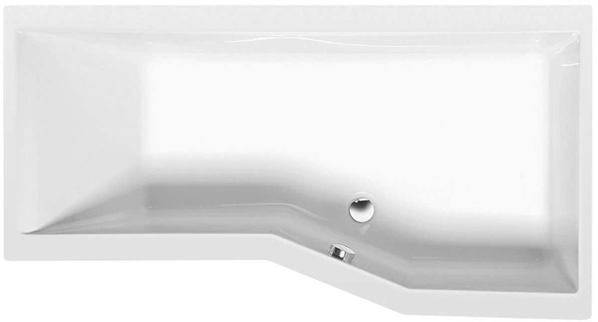 Polysan Versys rohová vaňa 160x84 cm pravostranné biela 15611