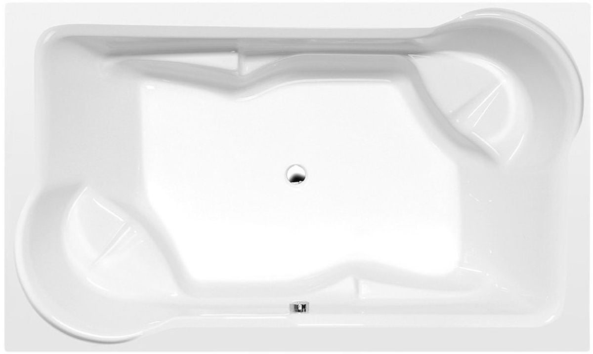 Polysan Duo obdĺžniková vaňa 200x120 cm biela 16211