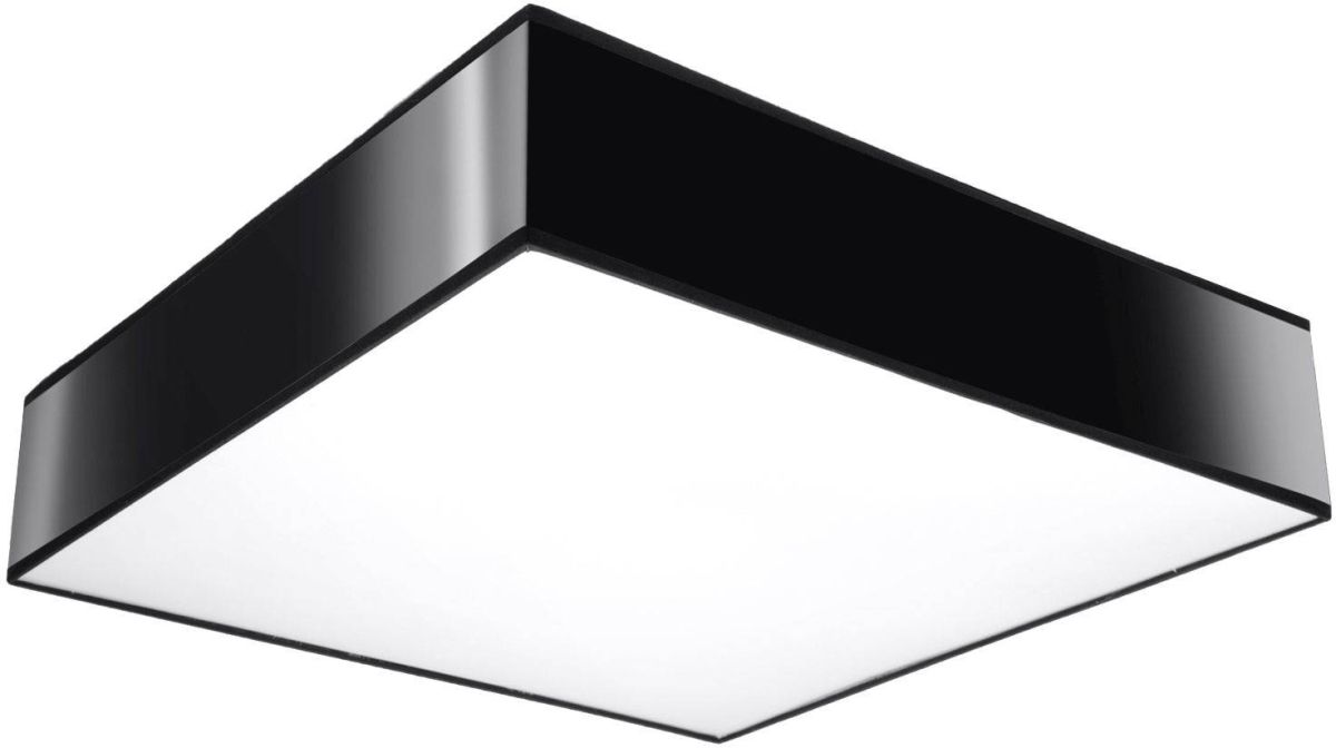 Sollux Lighting Horus stropné svietidlo 3x60 W čierna SL.0139