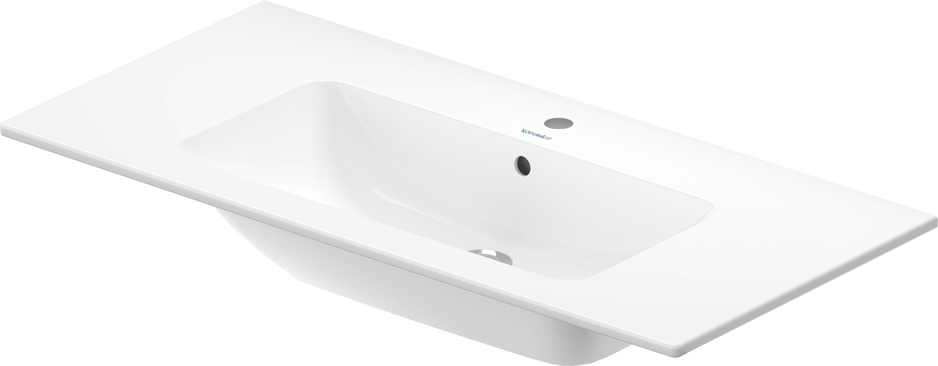 Duravit ME by Starck umývadlo 103x49 cm obdĺžnik klasické umývadlo-umývadlo na nábytok-umývadlo s doskou biela 23361000601