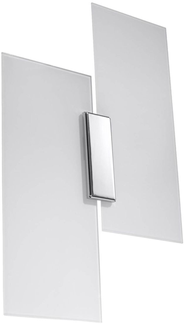 Sollux Lighting Fabiano nástenná lampa 2x60 W biela-chrómová SL.0197