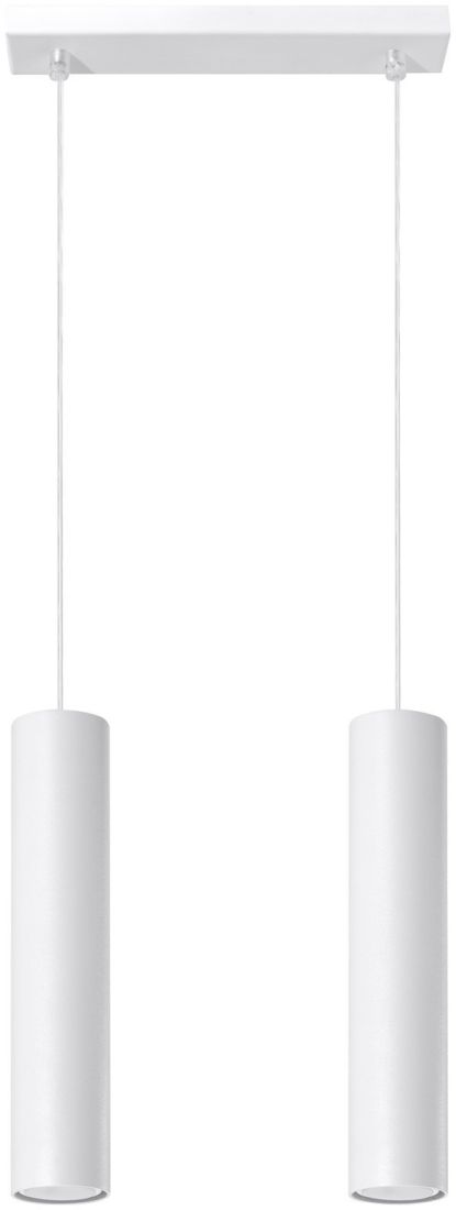 Sollux Lighting Lagos závesné svietidlo 2x40 W biela SL.0324