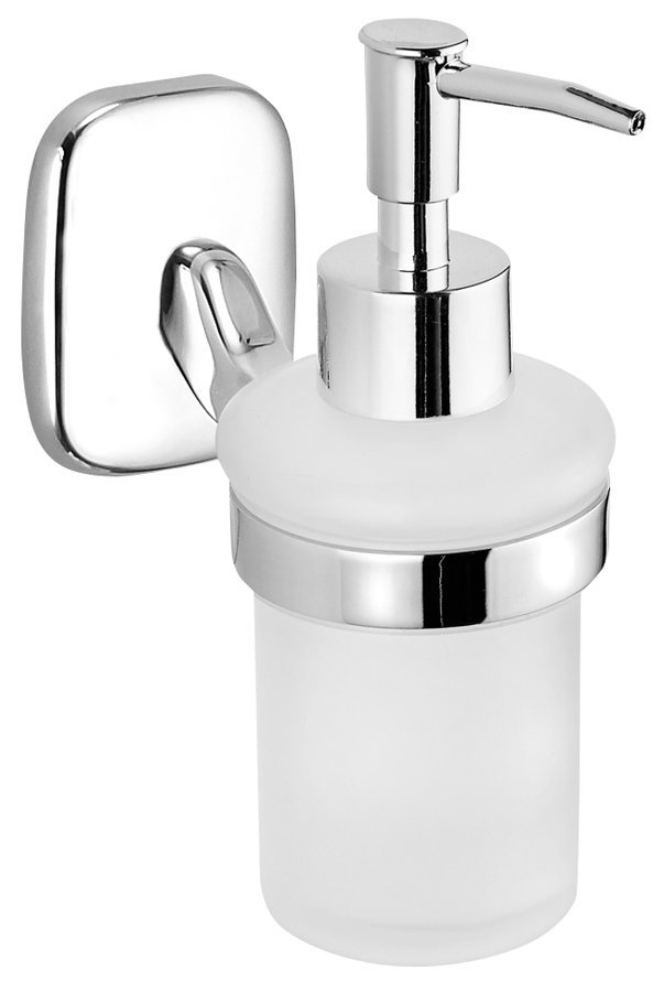 Aqualine Rumba dávkovač mydla 160 ml chrómová-sklenená RB119