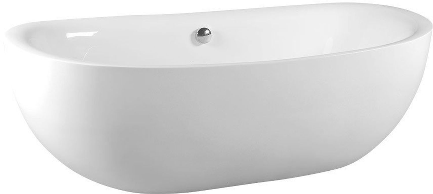 Polysan Zasu voľne stojaca vaňa 180x81 cm oválne biela 69611