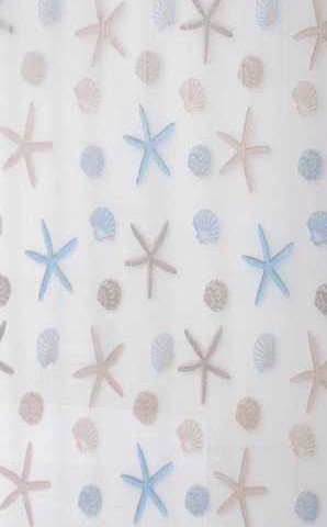 Aqualine sprchový záves 200x180 cm biela-viacfarebná ZV016