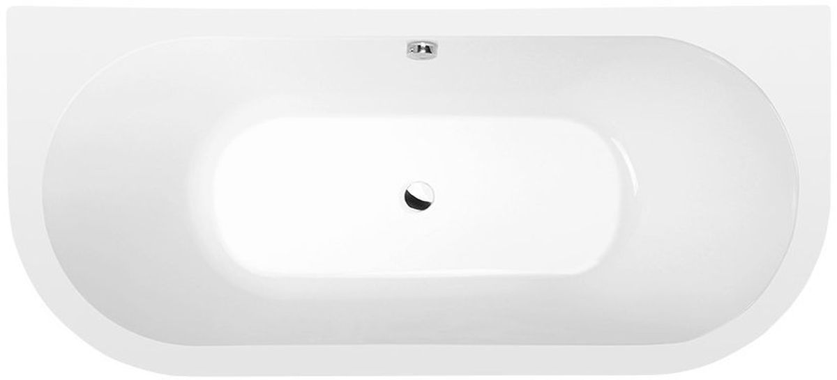 Polysan Viva nástenná vaňa 170x75 cm oválne biela 89119M