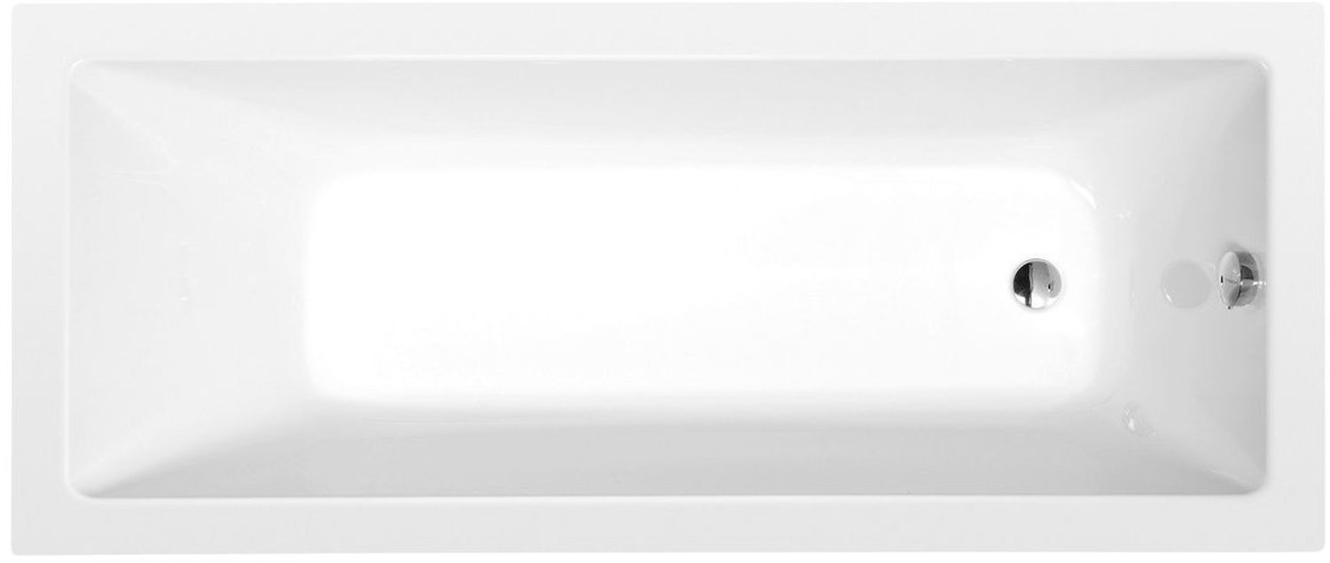 Polysan Noemi obdĺžniková vaňa slim 160x70 cm biela 71707S