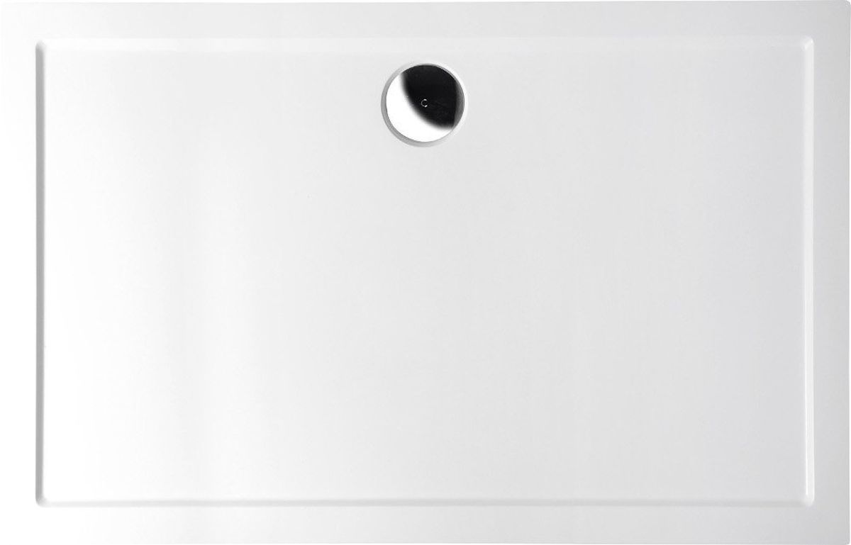Polysan Karia obdĺžniková sprchová vanička 100x80 cm biela 45511