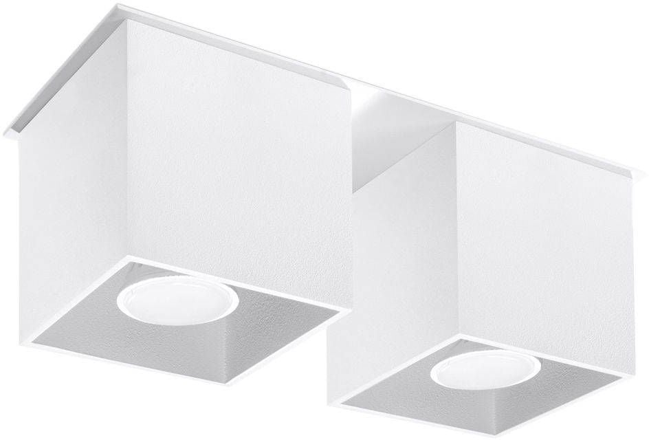 Sollux Lighting Quad 2 stropné svietidlo 2x40 W biela SL.0065