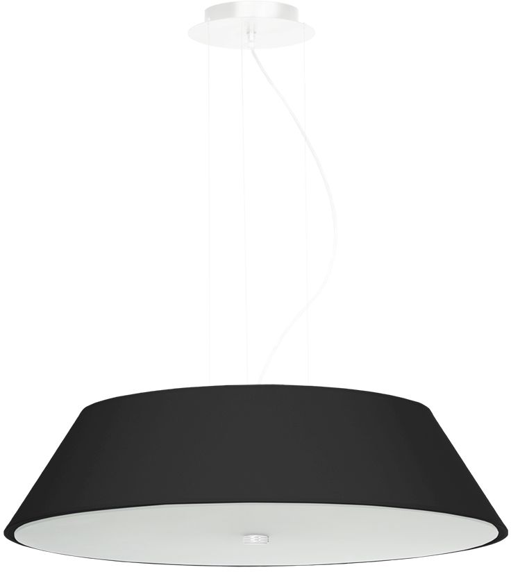 Sollux Lighting Vega závesné svietidlo 5x60 W čierna SL.0766