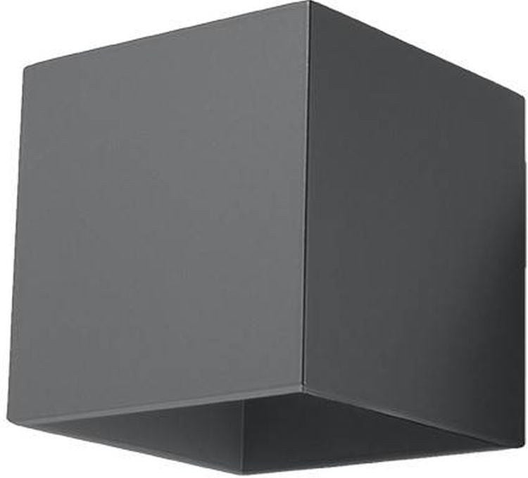 Sollux Lighting Quad nástenná lampa 1x40 W antracitová SL.0565
