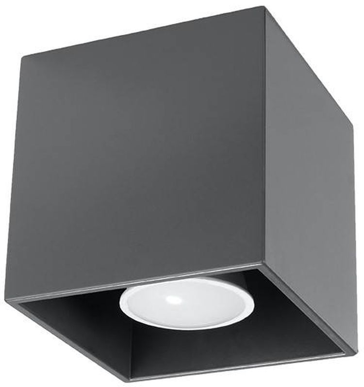 Sollux Lighting Quad stropné svietidlo 1x40 W antracitová SL.0567