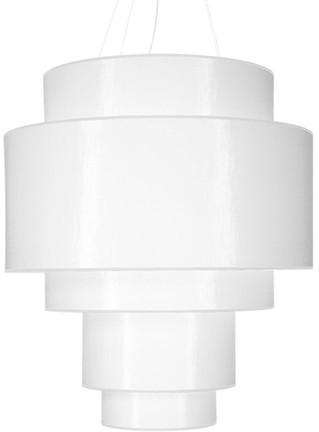 Sollux Lighting Reflexion závesné svietidlo viac ako 6x60 W biela SL.0832