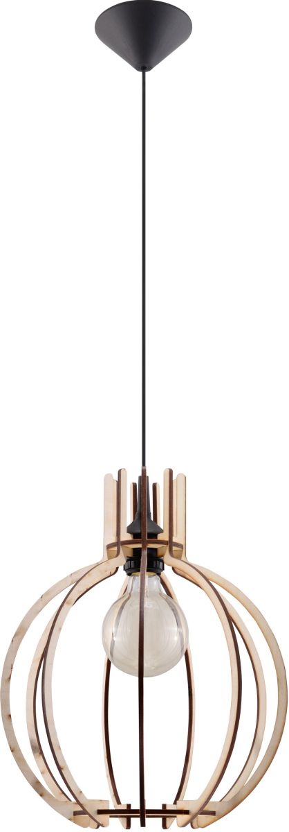 Sollux Lighting Arancia závesné svietidlo 1x60 W drevená SL.0391