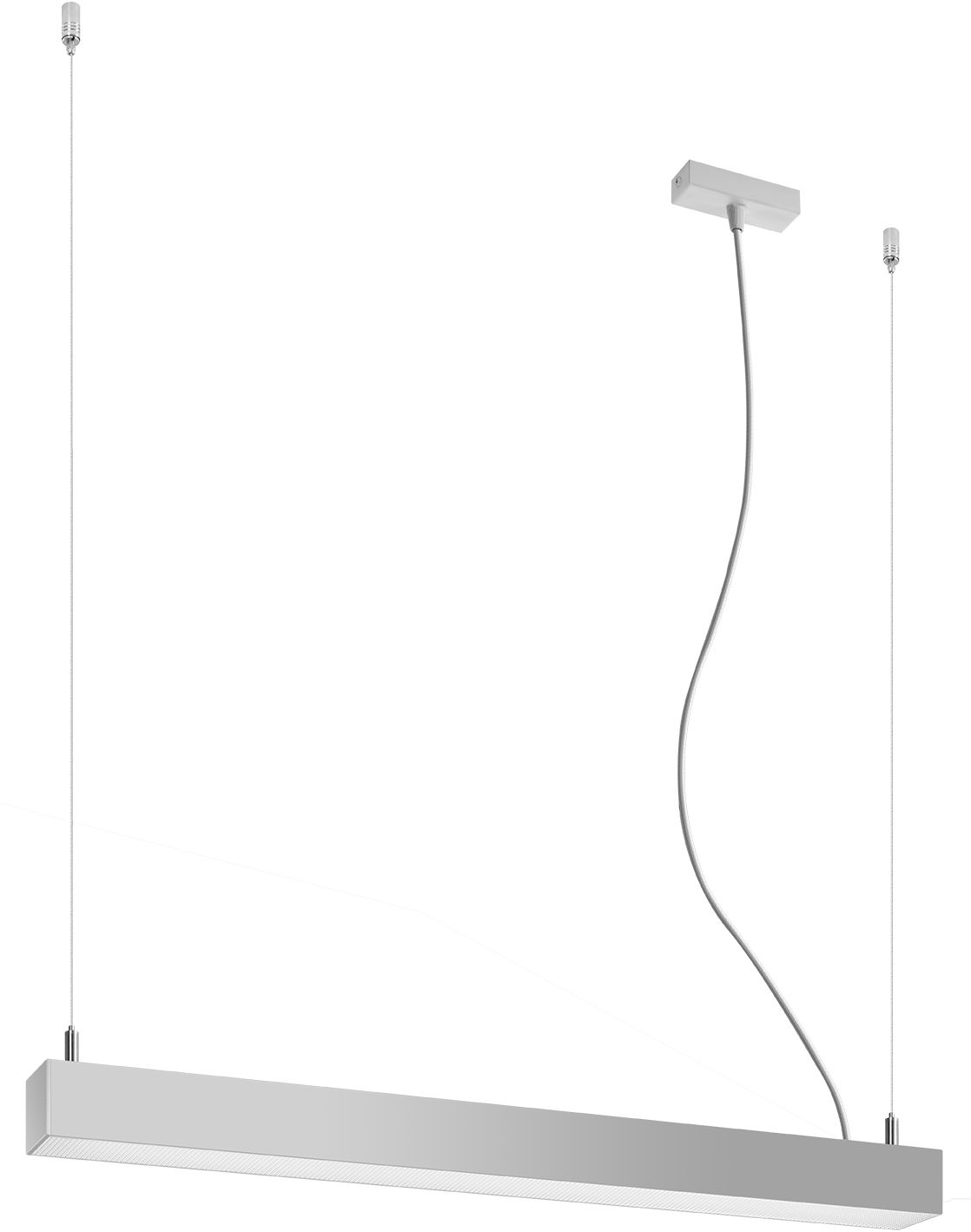 Thoro Lighting Pinne závesné svietidlo 1x17 W sivá/popolnato sivá TH.034