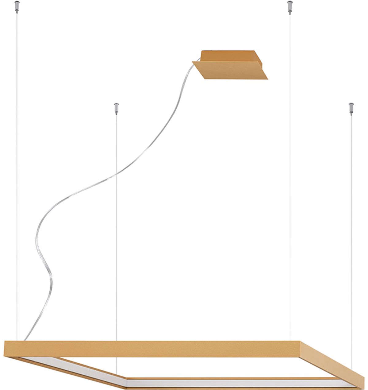 Thoro Lighting Nelya závesné svietidlo 1x50 W zlatá TH.152