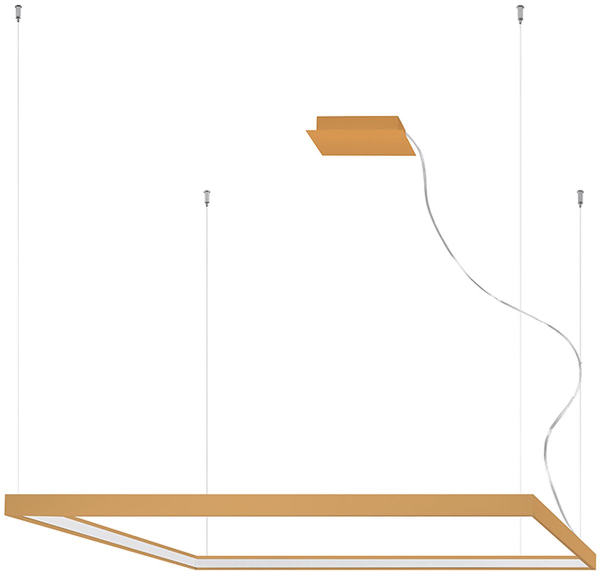 Thoro Lighting Nelya závesné svietidlo 1x70 W zlatá TH.155