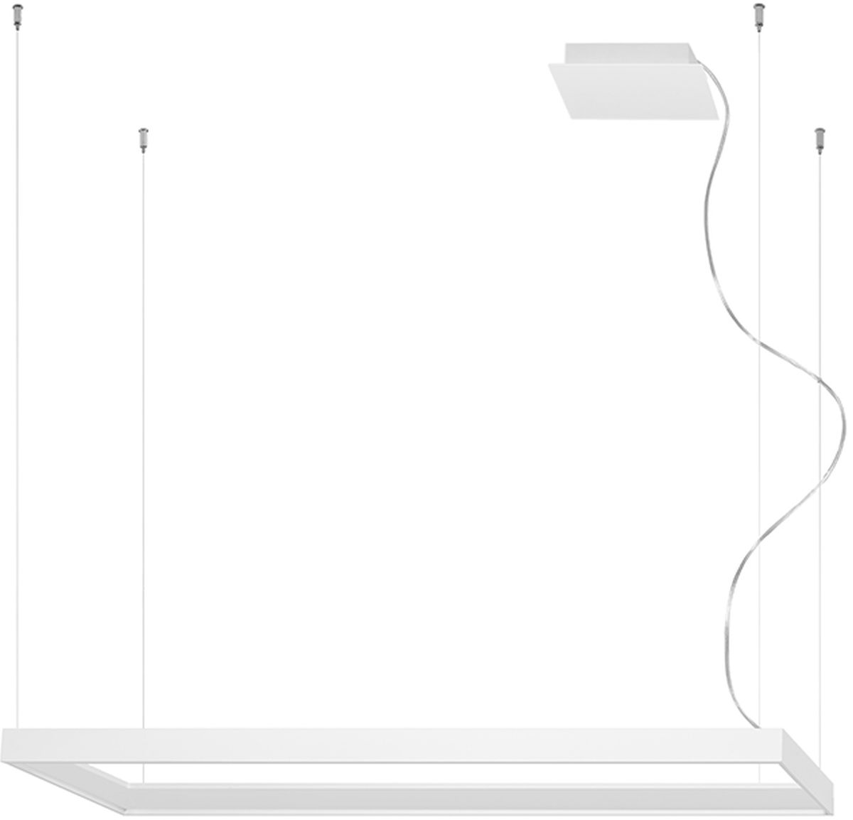 Thoro Lighting Tuula závesné svietidlo 1x50 W biela TH.159