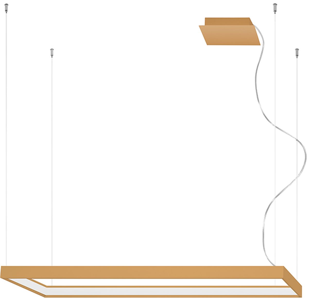 Thoro Lighting Tuula závesné svietidlo 1x50 W zlatá TH.161