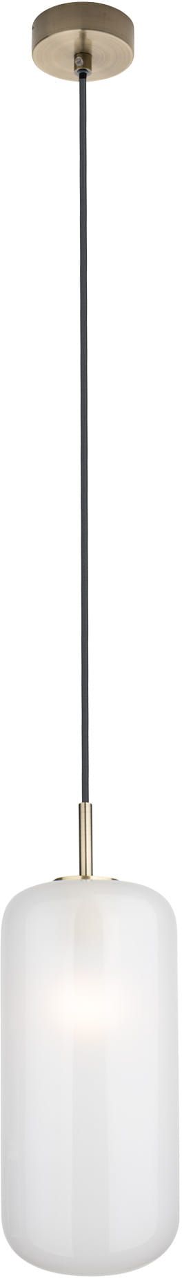 MaxLight Smooth závesné svietidlo 1x60 W zlatá-mliečna P0449