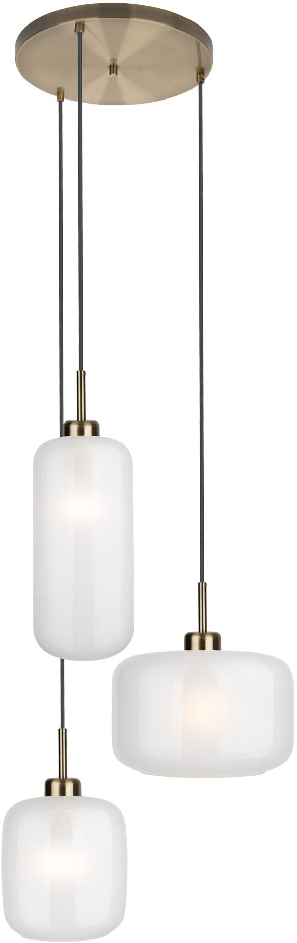 MaxLight Smooth závesné svietidlo 3x60 W zlatá P0451