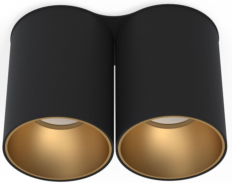 Nowodvorski Lighting Eye Tone stropné svietidlo 2x10 W čierna-zlatá 8087