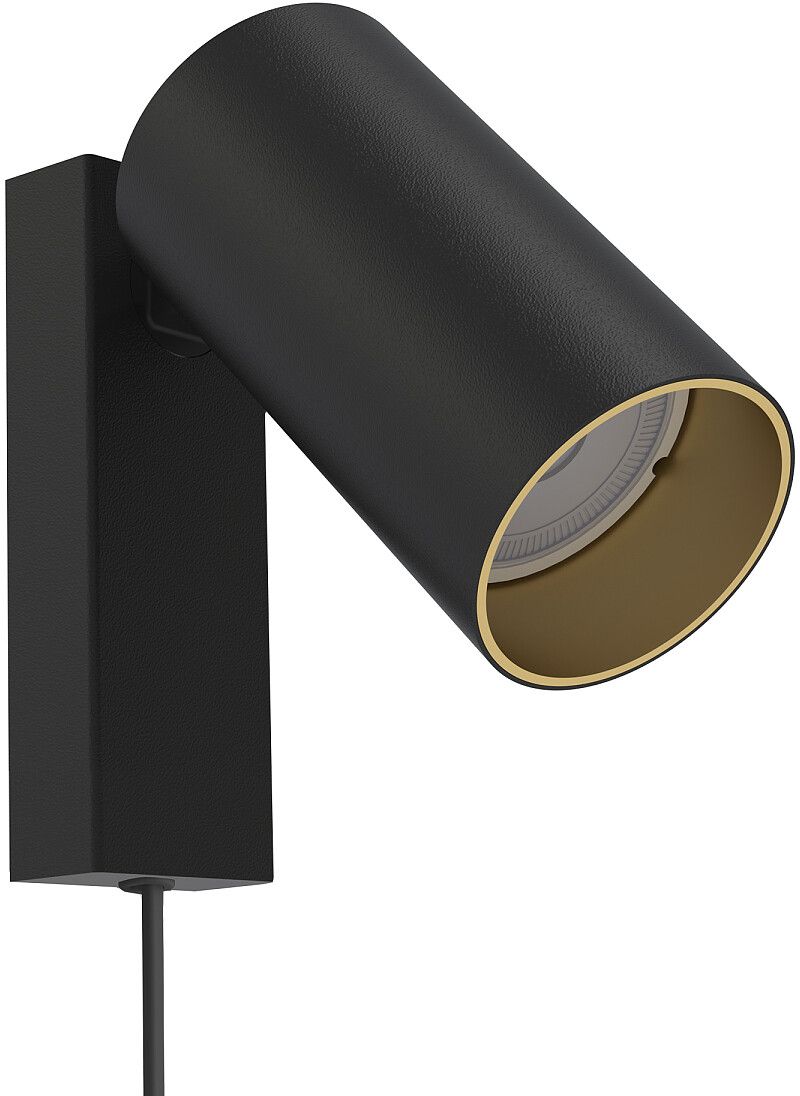 Nowodvorski Lighting Mono nástenná lampa 1x10 W čierna-zlatá 7765
