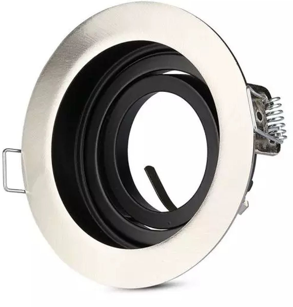 V-TAC zapustené svietidlo 1x W saténová-niklová 3596