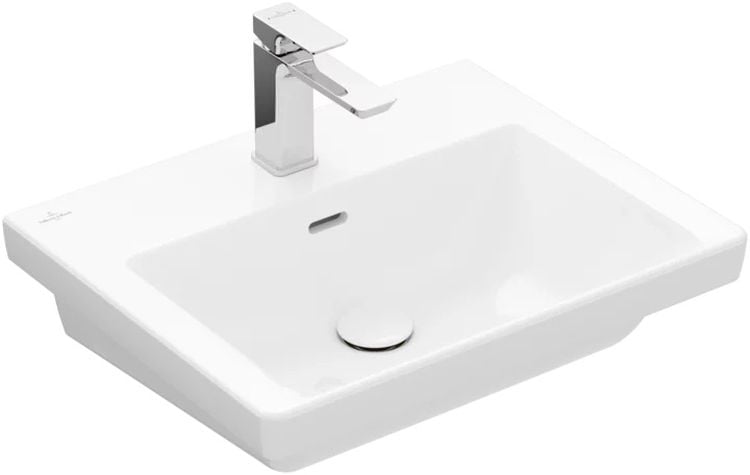 Villeroy & Boch Subway 3.0 umývadlo 55x44 cm obdĺžnik klasické umývadlo biela 4A7055R1