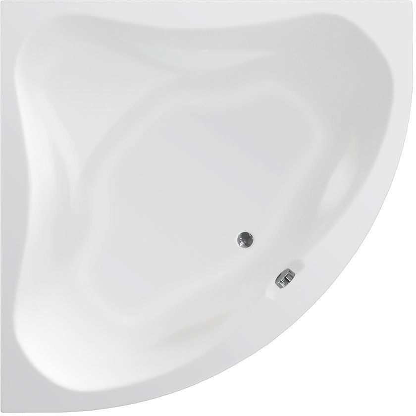 Aqualine Dunaj II rohová vaňa 140x140 cm ľavostranné biela G1340