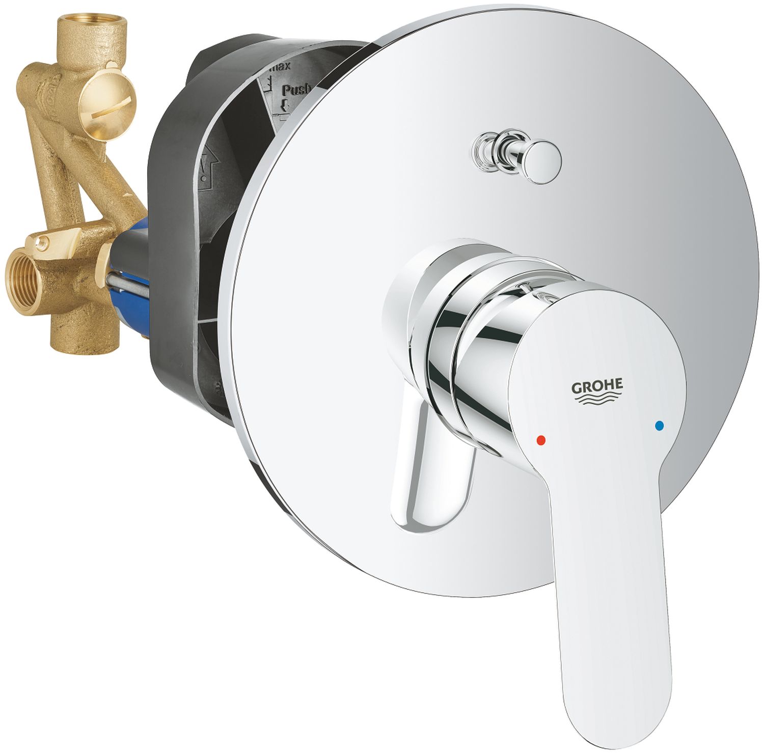 Grohe BauEdge vaňová/sprchová batéria podomietková StarLight Chrome 29079000
