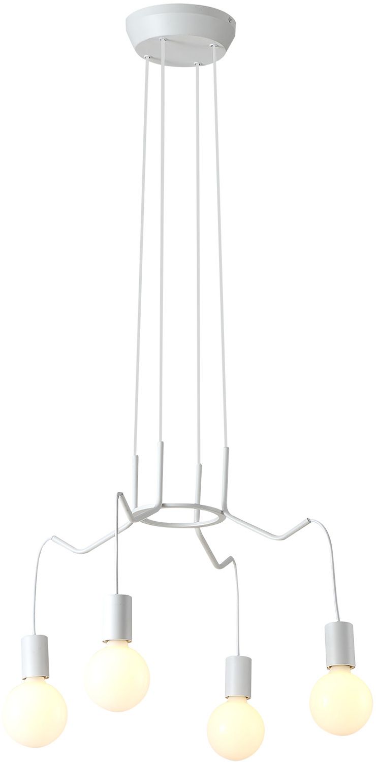 Candellux Basso závesné svietidlo 4x40 W biela 34-71002