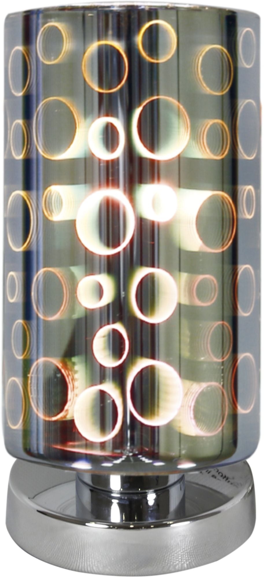 Candellux Nocturno stolová lampa 1x60 W chrómová-viacfarebná 41-61454