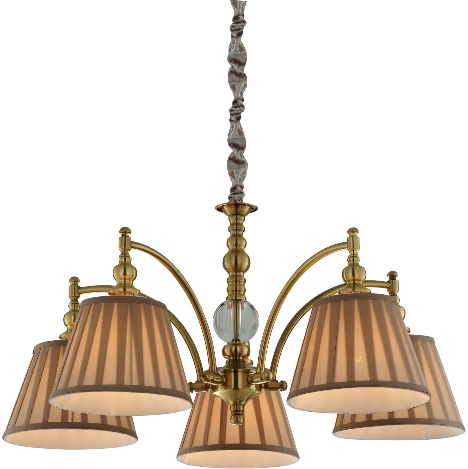 Candellux Austin závesné svietidlo 5x40 W patinová-hnedá 35-13859