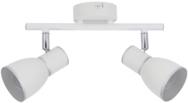 Candellux Fido stropné svietidlo 2x40 W biela-chrómová 92-63373