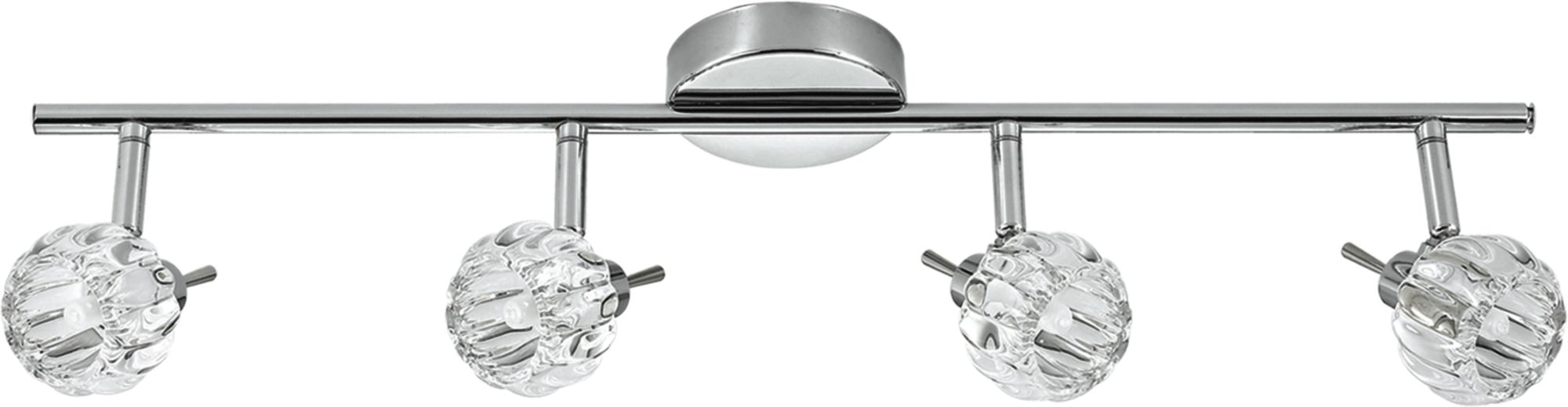 Candellux Bombola stropné svietidlo 4x40 W chrómová-krištálová 94-70319