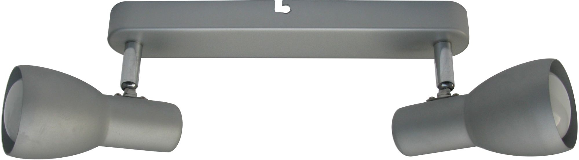 Candellux Picardo stropné svietidlo 2x40 W sivá 92-44211