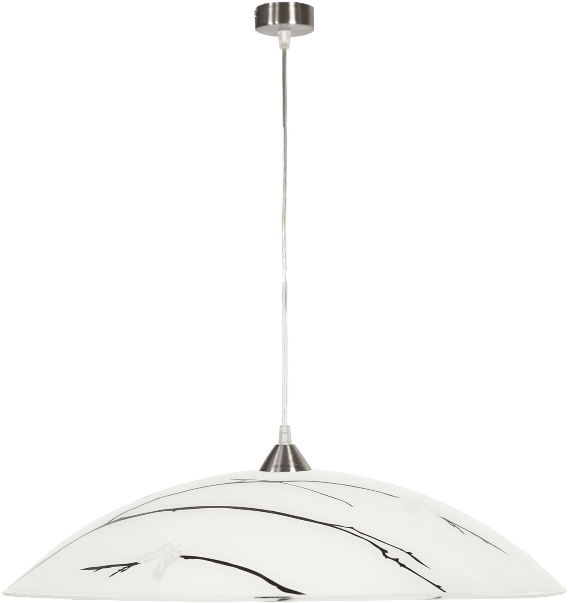 Candellux Brag závesné svietidlo 1x40 W biela-čierna 31-09265