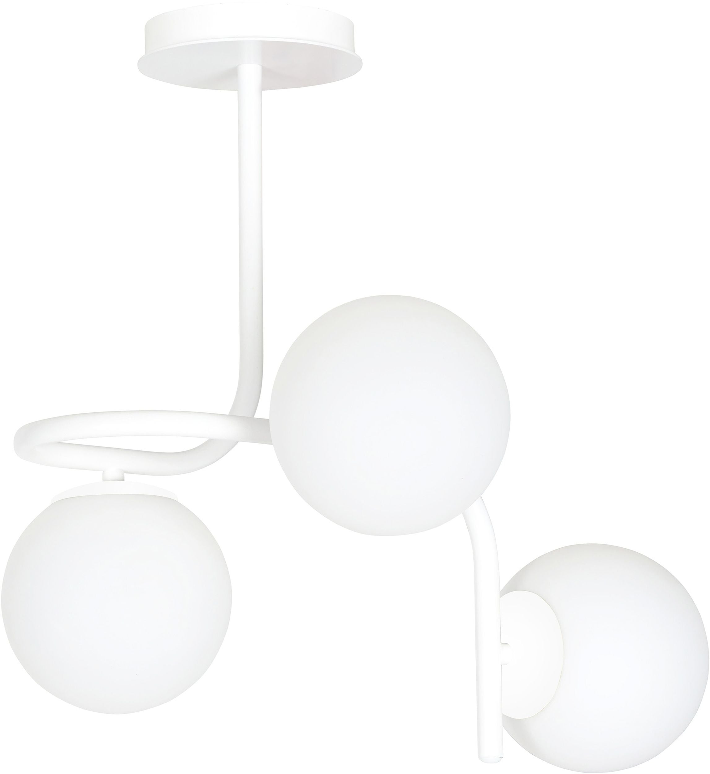 Emibig Kalf stropné svietidlo 3x10 W biela 1031/3