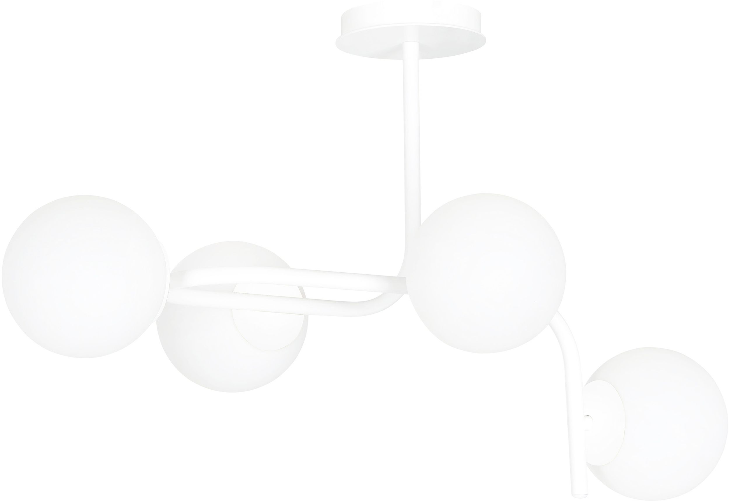 Emibig Kalf stropné svietidlo 4x10 W biela 1031/4A