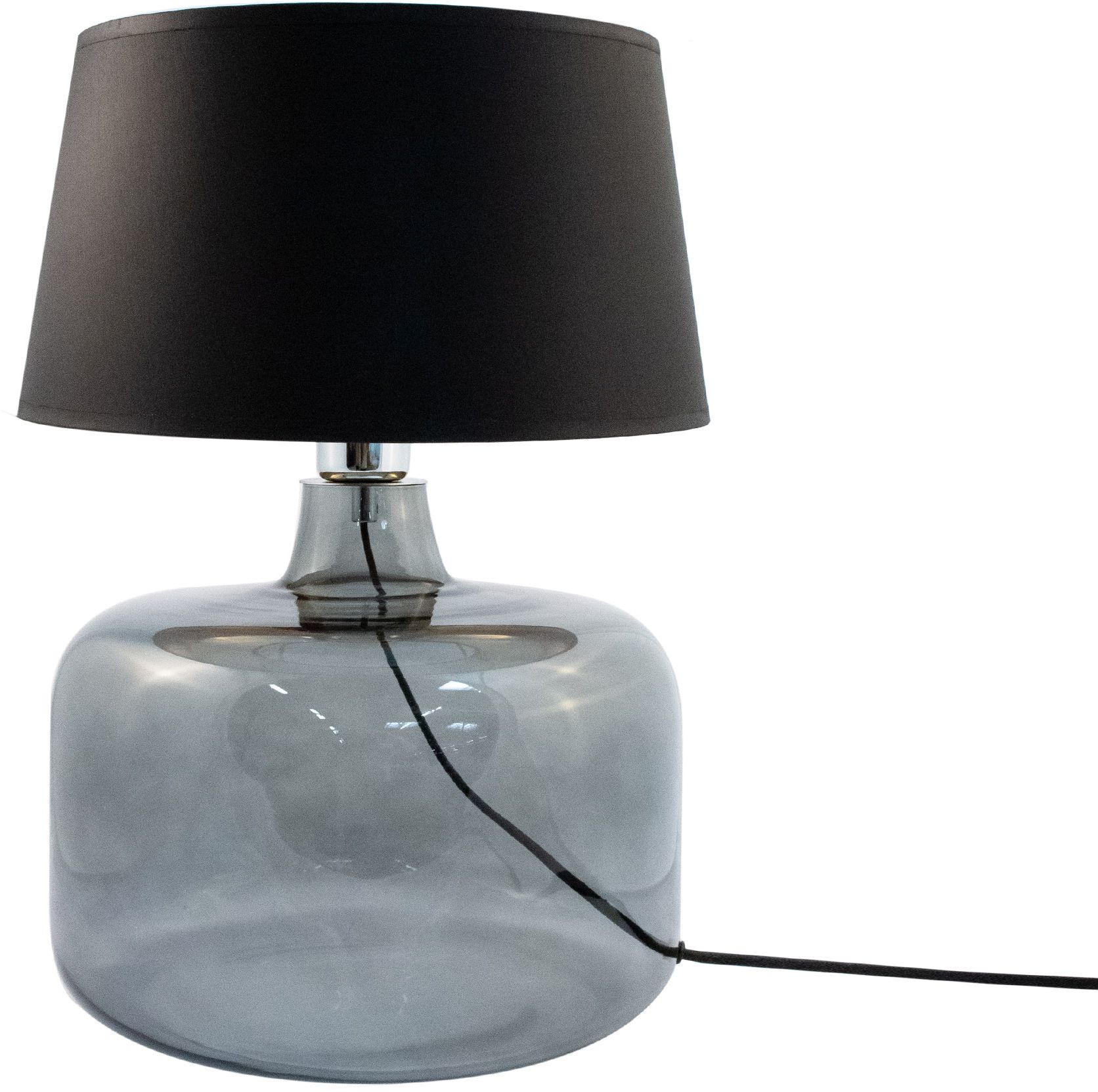 Zuma Line Batumi Grafit stolová lampa 1x60 W čierna 5532BKGO