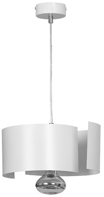Emibig Vixon závesné svietidlo 1x15 W biela-chrómová 306/1