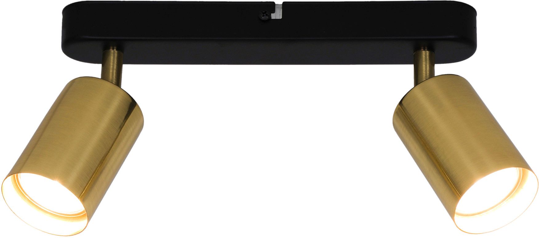 Zuma Line Vila stropné svietidlo 2x50 W čierna-zlatá GU13013C-2B
