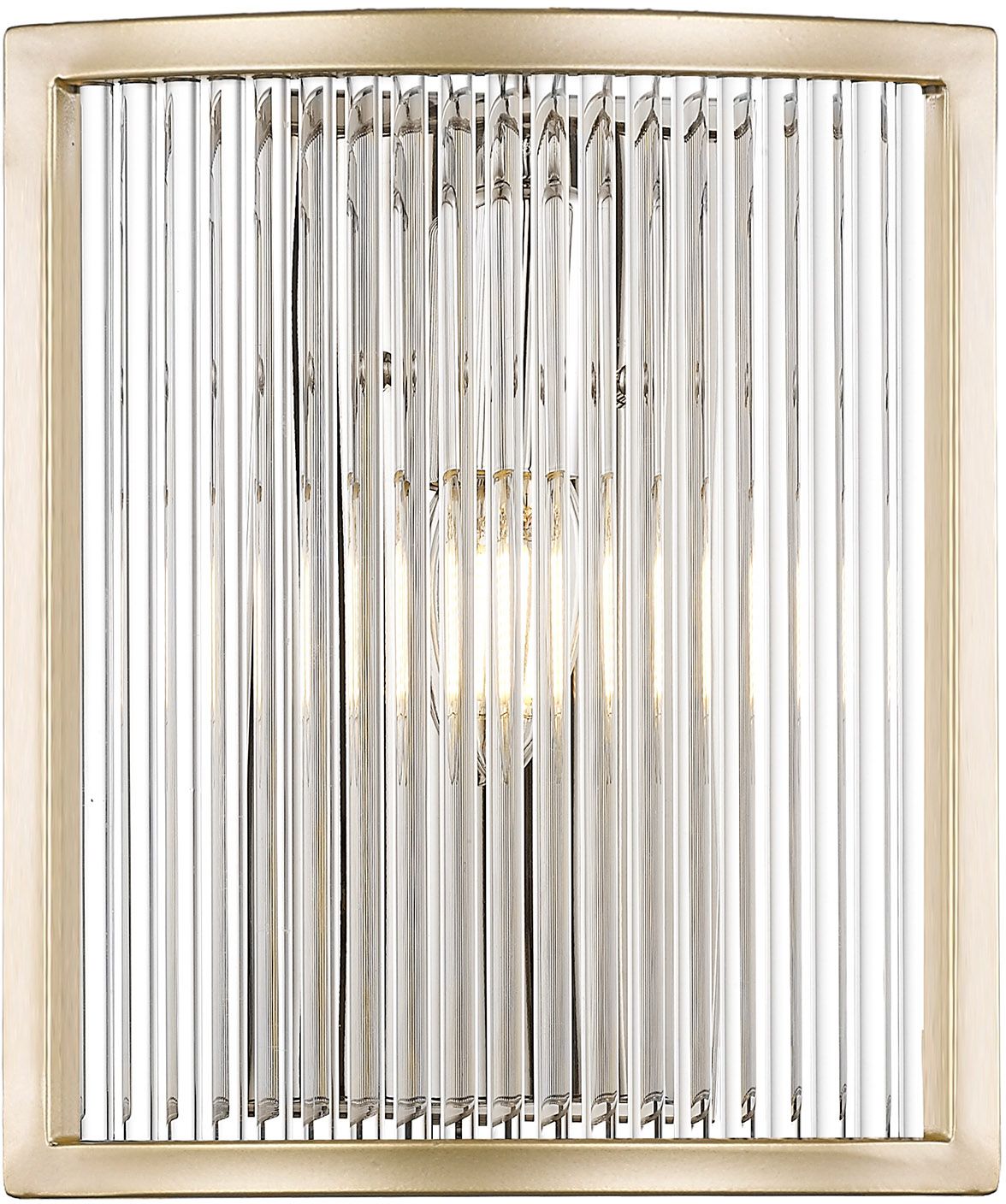 Zuma Line Sergio nástenná lampa 1x60 W priehľadná-zlatá W0528-01A-V6AC