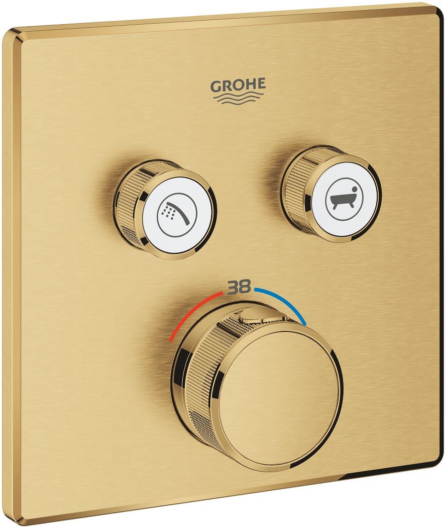 Grohe Grohtherm SmartControl vaňová/sprchová batéria podomietková áno Brushed Cool Sunrise 29124GN0